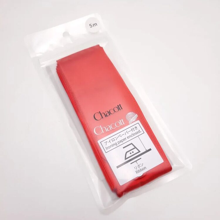 Лента 5 м CHACOTT одноцветная FIG (052.Red)